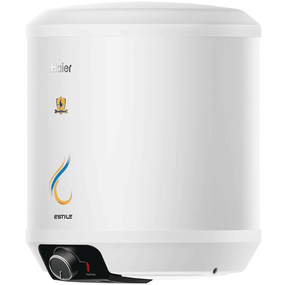Haier 25 Ltrs Storage 5 Star Wall Mounting Water Heater Geyser (ES25V-ESTILE White)
