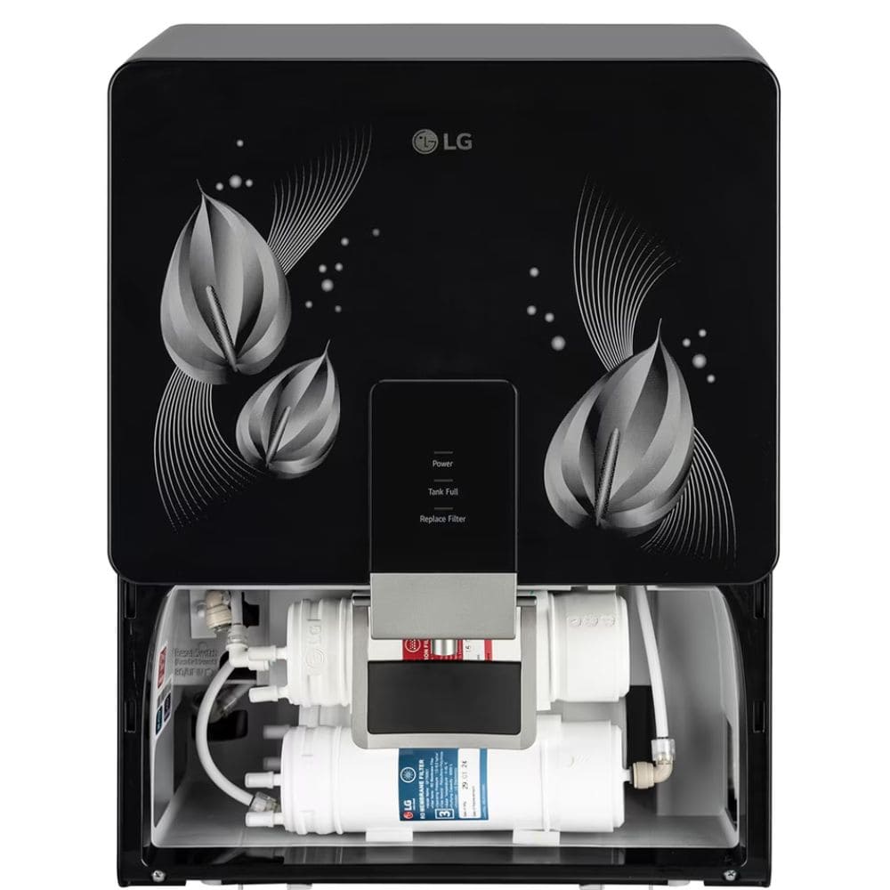 LG 8 Ltrs Storage, RO+Mineral Booster Water Purifier (WW146RTLB,Black)