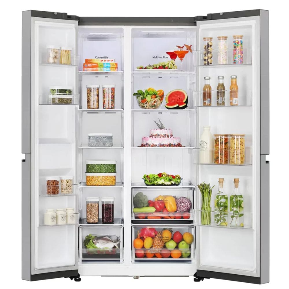 LG 650 Ltrs, 3 Star Frost Free Side By Side Refrigerator (GL-B257JPZ3)