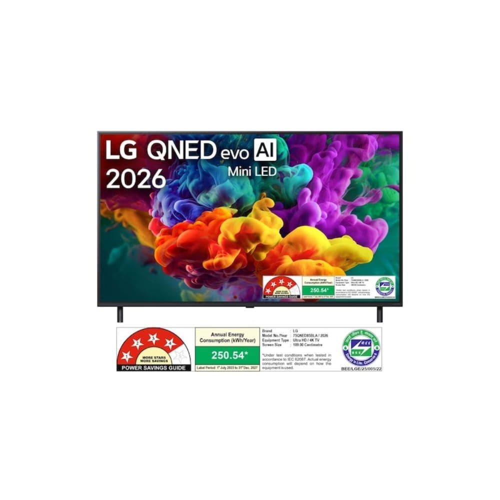 LG55QNED85BLA, 55 Inches 4K Mini QNED TV, Black