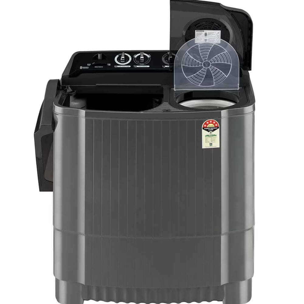 LG 9.5 Kg 5 Star Semi-Automatic Top Load Washing machine (P9555SKAZ, Middle Black)