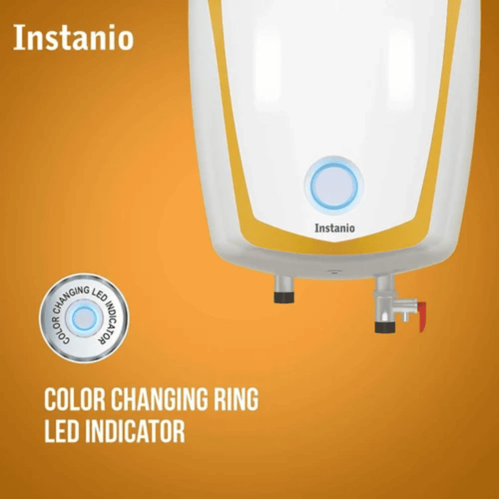 Havells 6 Ltrs Instant Water Heater 4 Star Water Heater Geyser (INSTANIO PRIME, White)