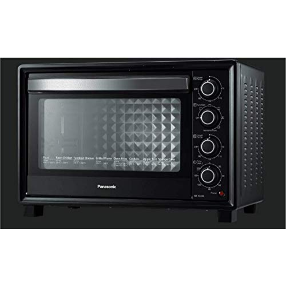 Panasonic Nb-H3203Ksm, 1500 Watts 32 LitresToughened Double Glass Door Oven Toaster Grill (Black)