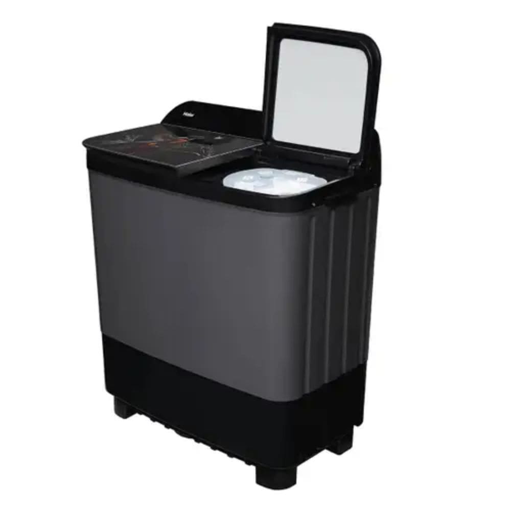 Haier 11 Kg 5 Star Semi-Automatic Top Load Washing Machine (HTW110-178FLN,Black)