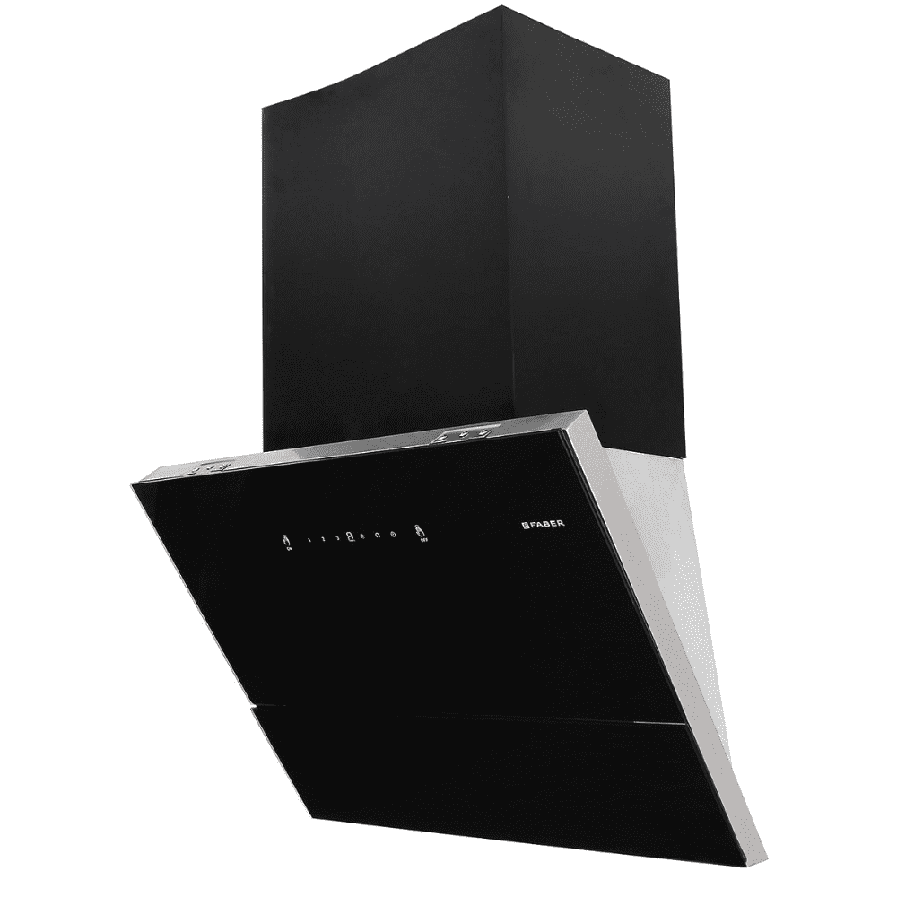 Faber Hood apex FL HC SC,  60 cm 1500 m3/hr angular Kitchen Chimney (Black)