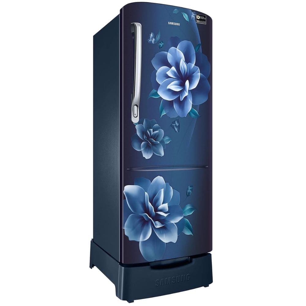 Samsung RR24C2823CU, 223 Ltrs Direct Cool Single Door Refrigerator, Camellia Blue