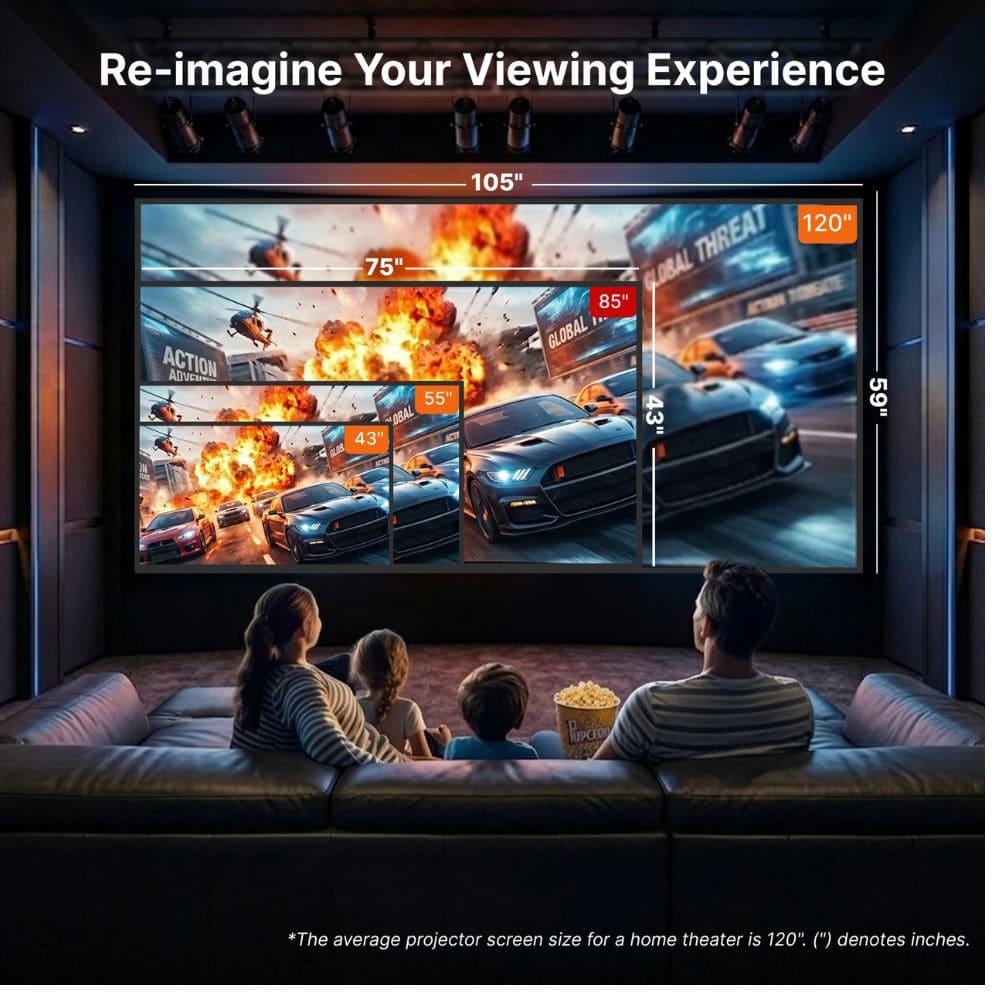 Haier H85M80FUX, 85 Inches 4K Ultra HD Mini LED Smart TV, Black