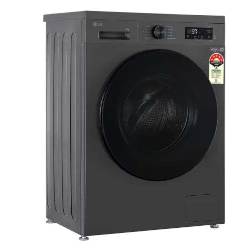 LG 7 Kg 5 Star Fully Automatic Front Load Washing Machine (FHB1207Z4M,Black)