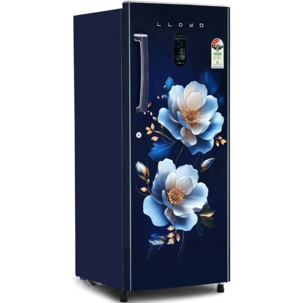 Lloyd 195 Ltrs, 3 Star Direct Cool Single Door Refrigerator (GLDG213DJBAI, Blue)