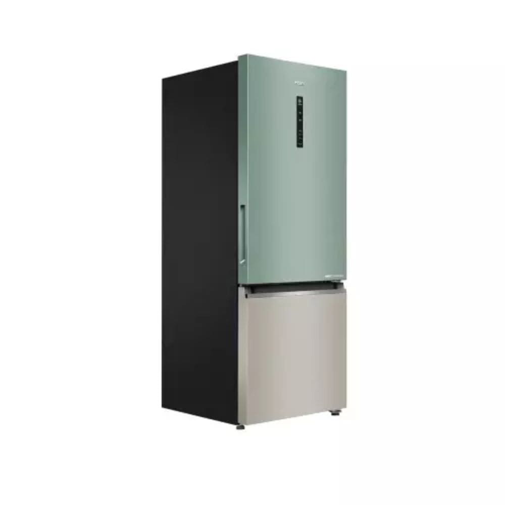 Haier 325L 2 Star Inverter Frost Free Double Door Refrigerator (HRB 3752SGGA P, Sage Green Glass)