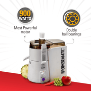 Sujata 900 Watts Powermatic Juicer (White)