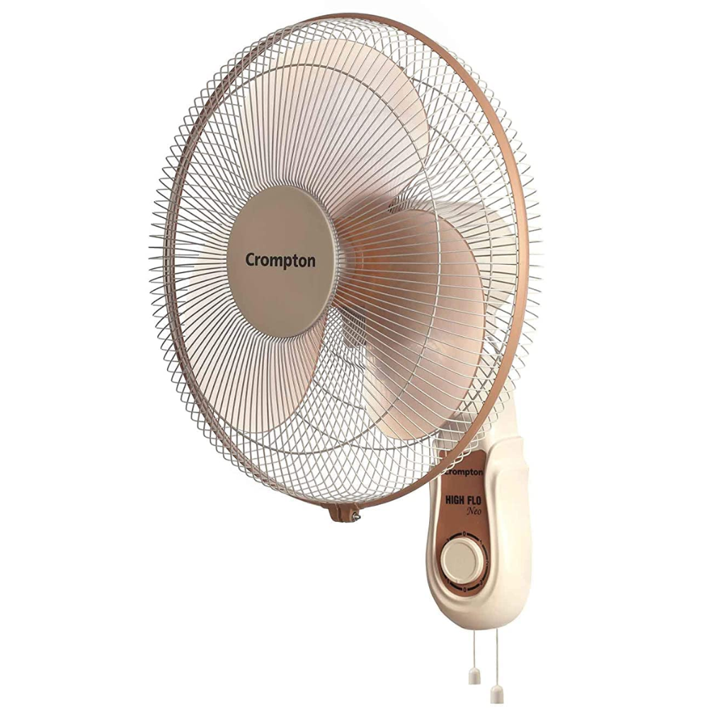 Crompton 300mm 3 Blade Wave Wall Mounted Fan (HI High Flo Neo)