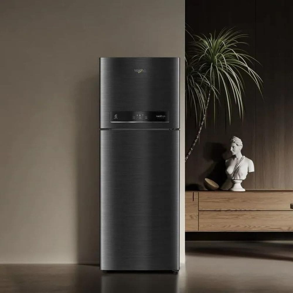 Whirlpool 411 Ltrs, 1 Star IntelliFresh Convertible Inverter Frost Free Double Door Refrigerator (IF INV CNV 455 STEEL ONYX(1S) Y)