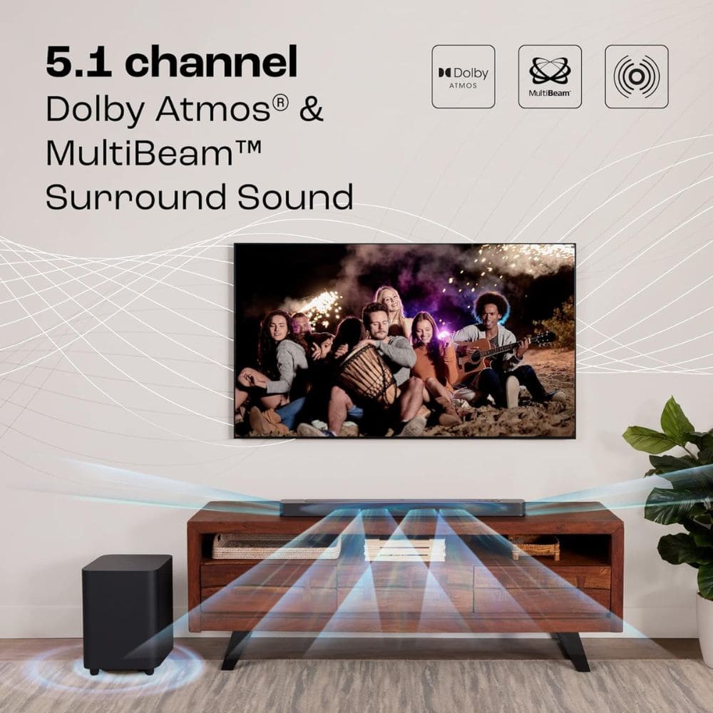 JBL 65 Watts Channel Convertible Soundbar Multimedia Speaker (JBLBAR500PROBLKIN, Black)