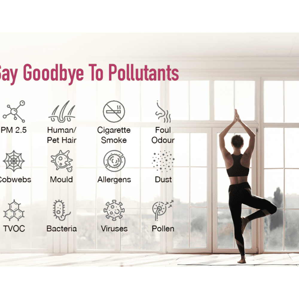 Kent Alps+UV H13 HEPA & Activated Carbon Filters Air Purifier