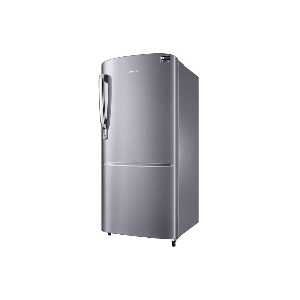Samsung 183 Ltrs, 3 Star Digital Inverter, Direct Cool Single Door Refrigerator (RR20H1723S8, Silver, Elegant Inox)