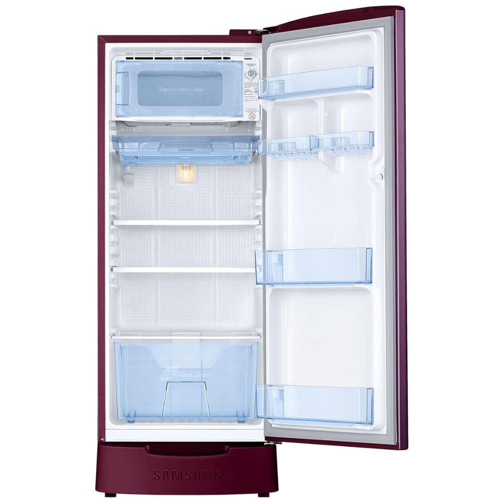 Samsung ,RR20C1823CR, 183 Ltrs Direct Cool Single Door Refrigerator, Camellia Blue