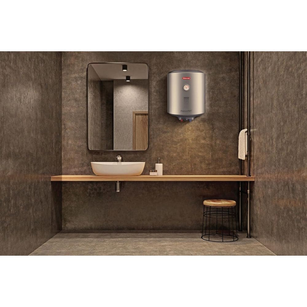 Racold 50 Ltrs Vertical Storage 5 Star Water Heater Geyser (Platinum Nxt V50, White)