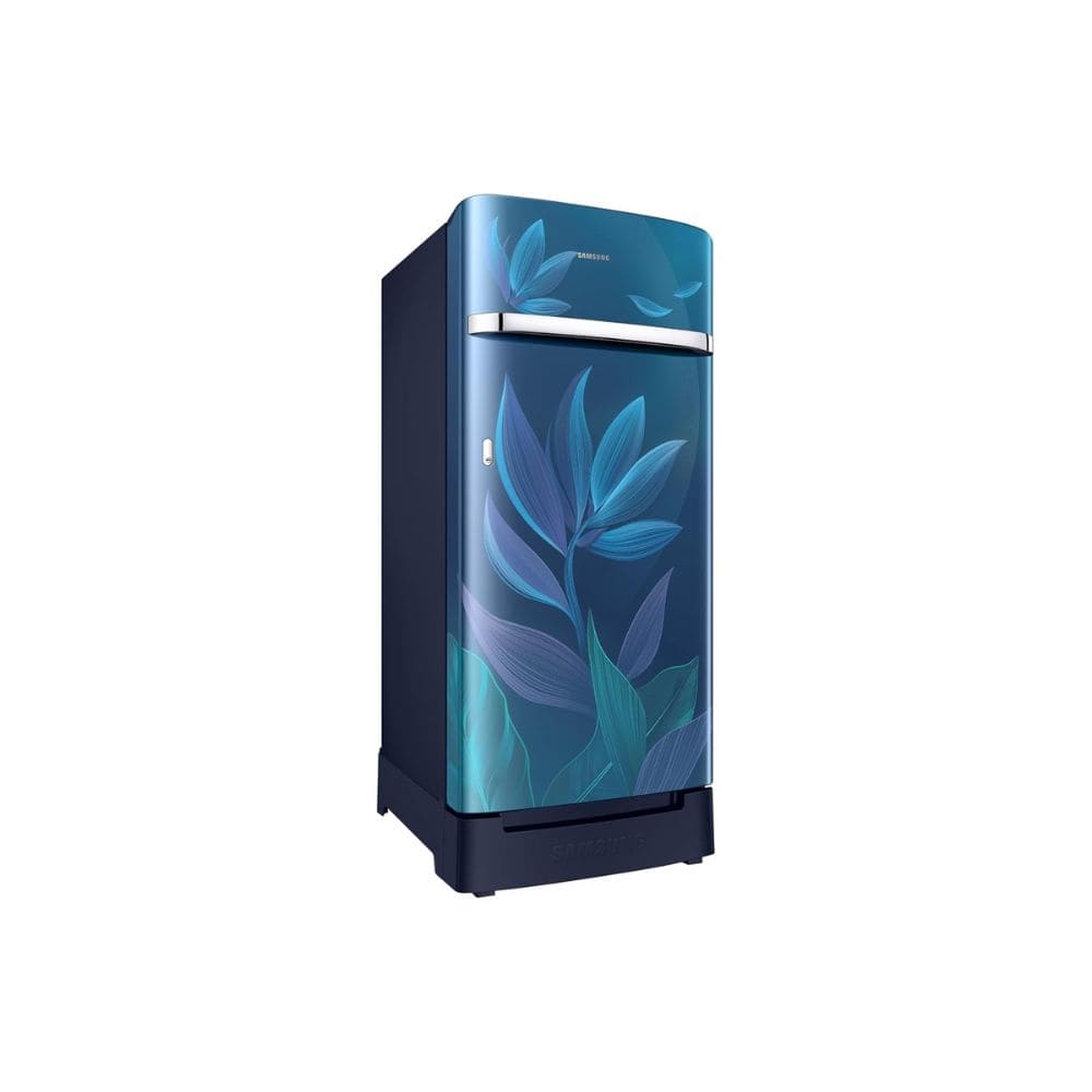Samsung 189 Ltrs, 5 Star Digital Inverter, Direct Cool Single Door Refrigerator (RR21H2H259U, Paradise Bloom Blue)