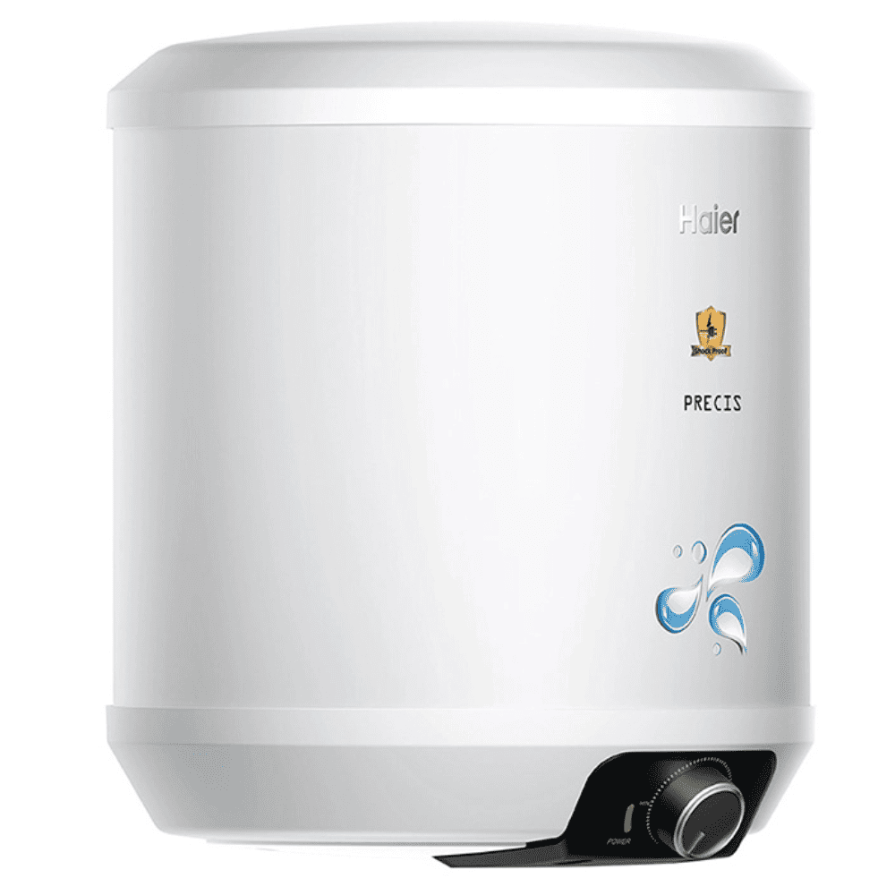 Haier 10 Ltrs Storage 5 Star Wall Mounting Water Heater Geyser (ES10V-PRECIS White)