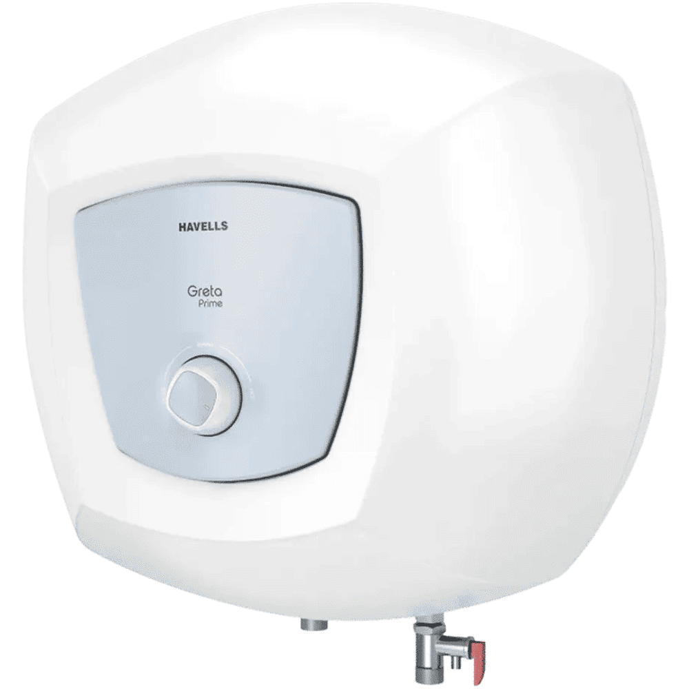 Havells 15 Ltrs Vertical Storage 5 Star Water Heater Geyser (GRETA PRIME15l, White)
