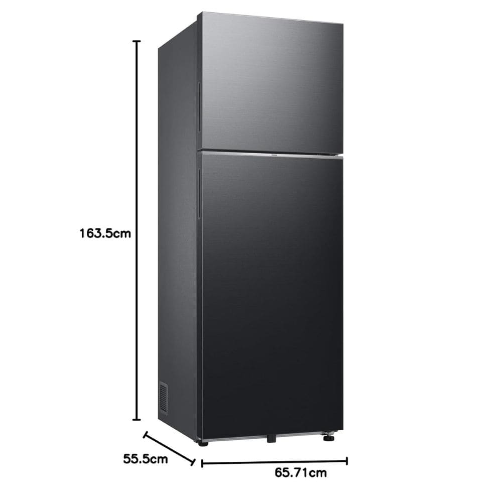 Samsung 330 Ltrs, 2 Star Convertible 5 in 1 Digital Inverter Frost Free Double Door WiFi Bespoke AI Refrigerator (RT34HG5A42BXHL, Luxe Black)