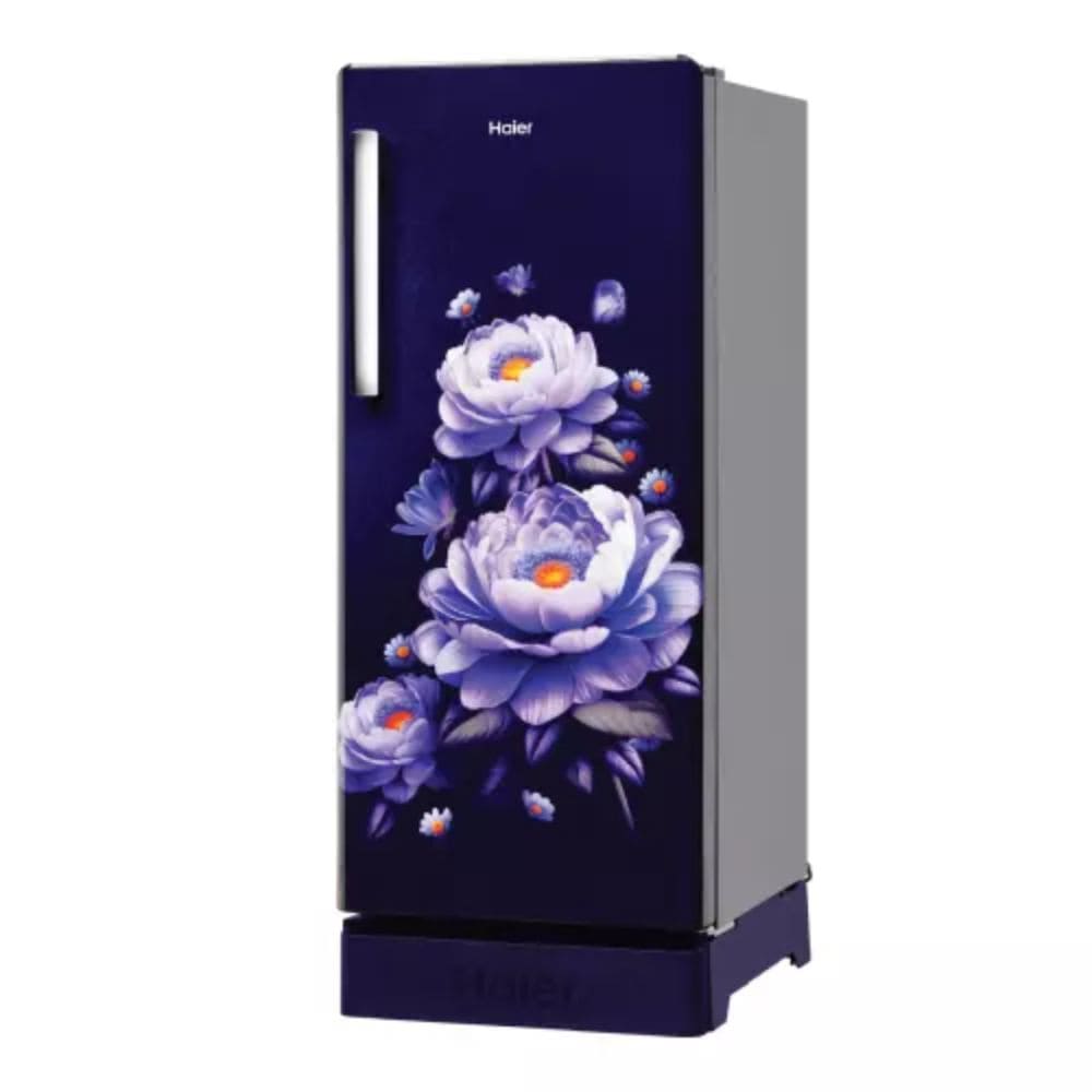 Haier 190 Ltrs, 2 Star Direct Cool Single Door Refrigerator (HRD 2113PMBA N, Marine Blossom)