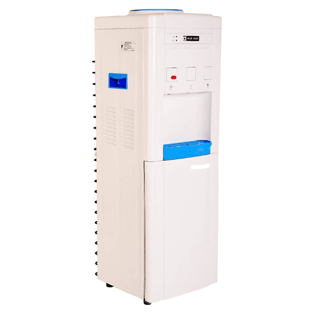 Blue Star BWD3FMCGA, 14 Ltrs Hot & Cold Normal Floor Standing Cabinet Water Dispenser, White