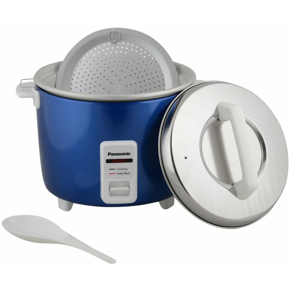 Panasonic SR 18 HE, 1.8 Ltrs Electric Rice Cooker (Blue)