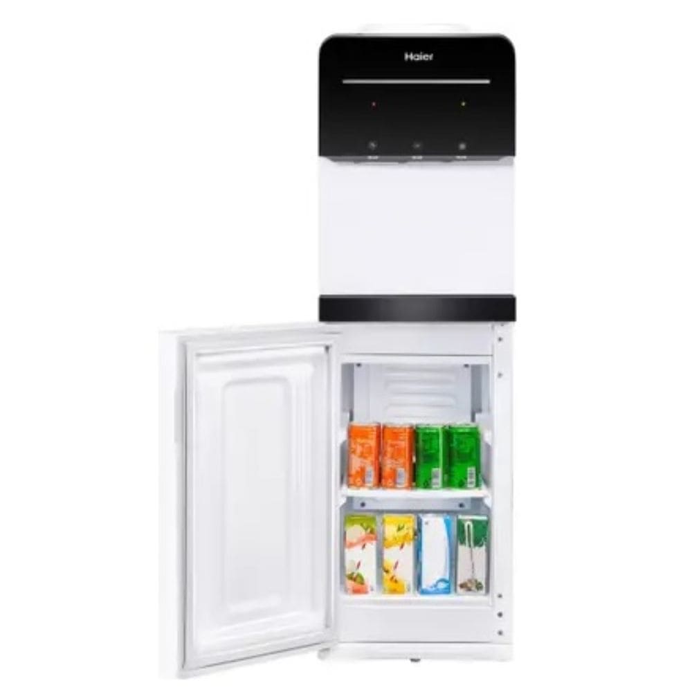 Haier HWD-3MPFS, 3.35 Ltrs Hot and Cold Floor Mounted Refrigerator Water Dispenser, White & Black
