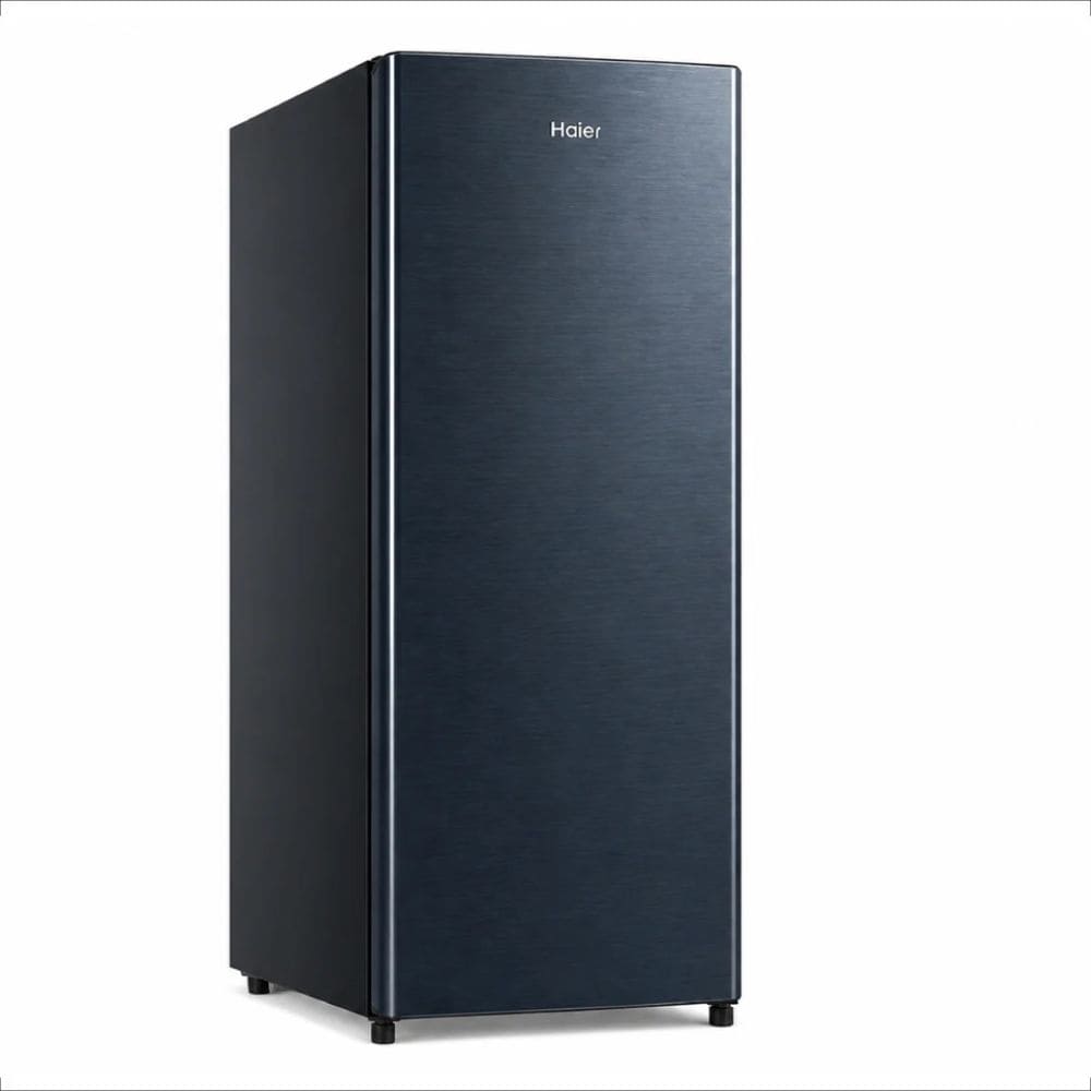 Haier 215 Ltrs, 2 Star Direct Cool Single Door Refrigerator (HRD 2362BUSA N Ultra Marine Steel)