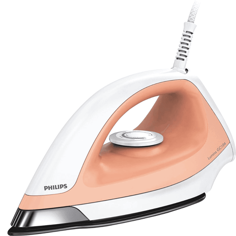 Philips GC104/01, 1100 Watt, Dry Iron (Peach & White)