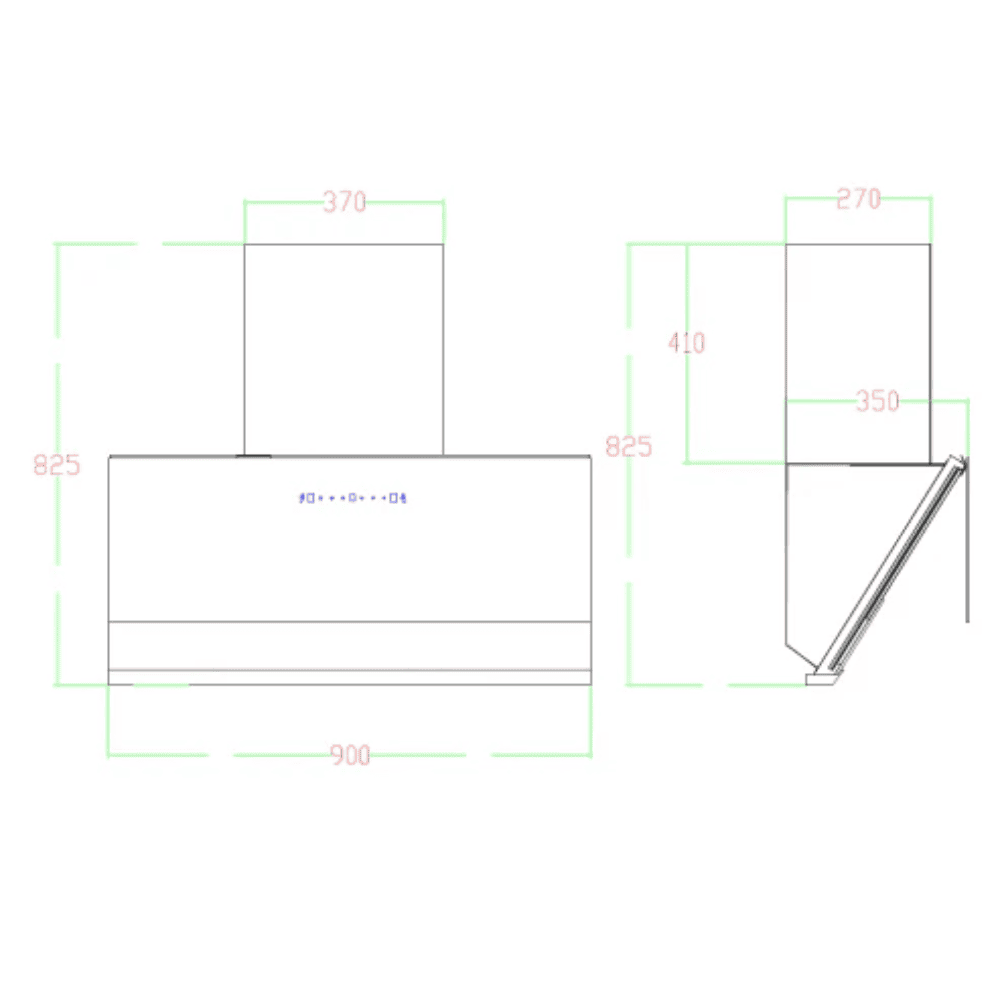 Faber APEX FL HC SC BK, 90 cm 1500 m3/hr Heat Auto Clean Electric Kitchen Chimney (Black)