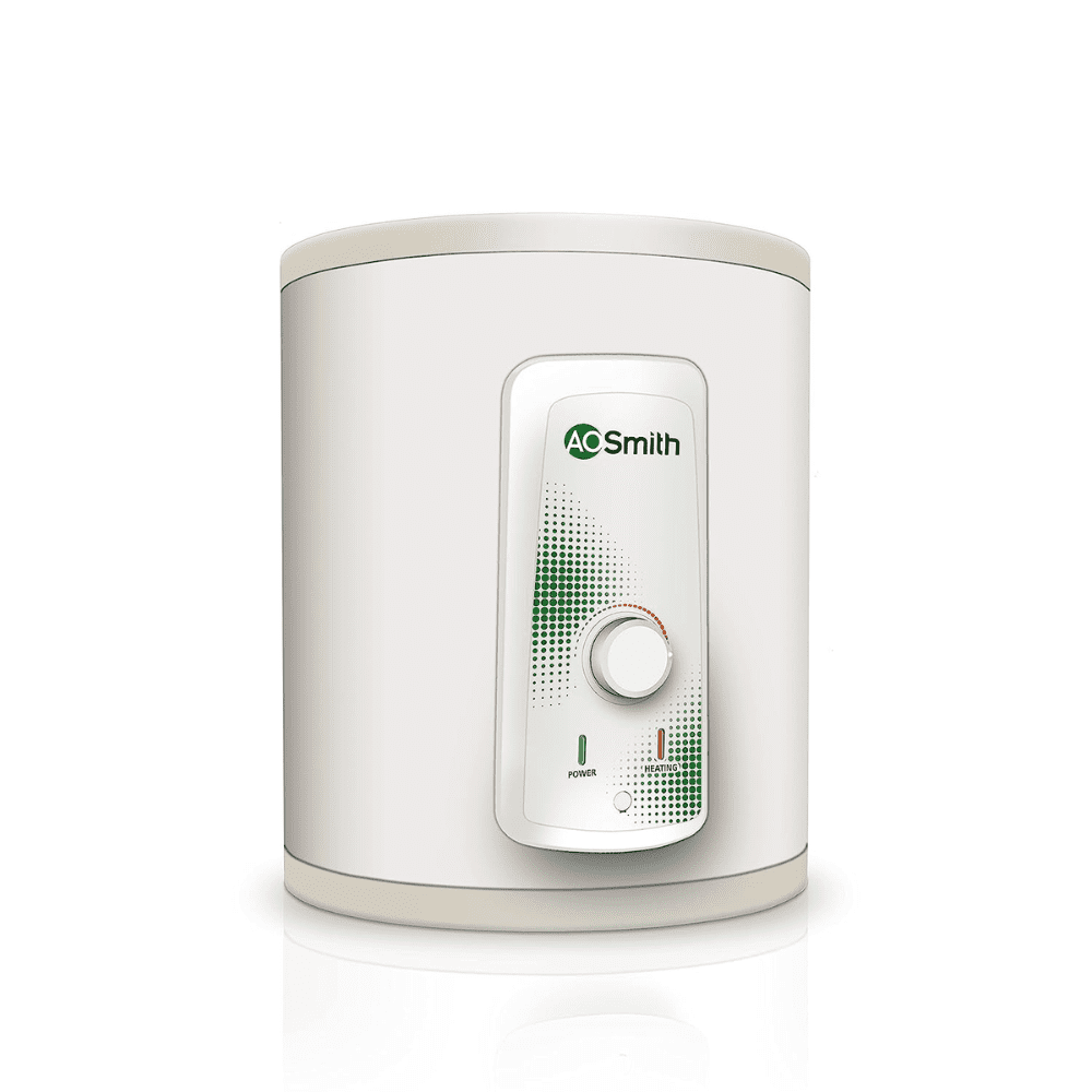 AO Smith 50 Ltrs Vertical Storage Wall Mounting Water Heater Geyser (HSE-VAS-X-50,White)