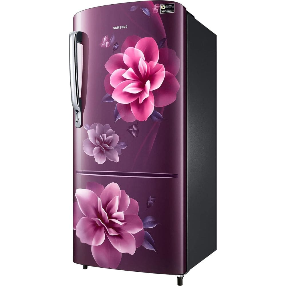 Samsung  RR20C2723CR, 183 Ltrs Direct Cool Single Door Refrigerator, Camellia Purple