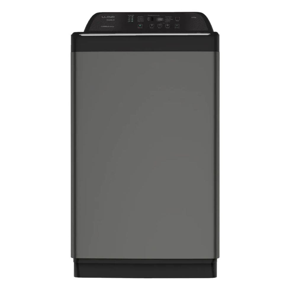Lloyd 7.5 Kg 5 Star Fully Automatic Top Load Washing Machine (GLWT755EHPMB,Grey)