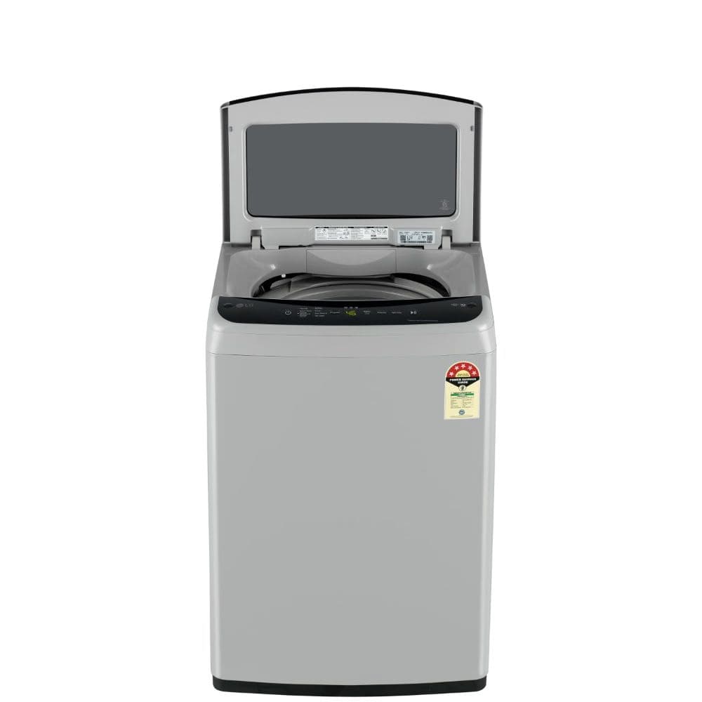 LG 7.5 Kg 5 Star Fully-Automatic Top Load Washing Machine (T75VBSF1Z,Silver)