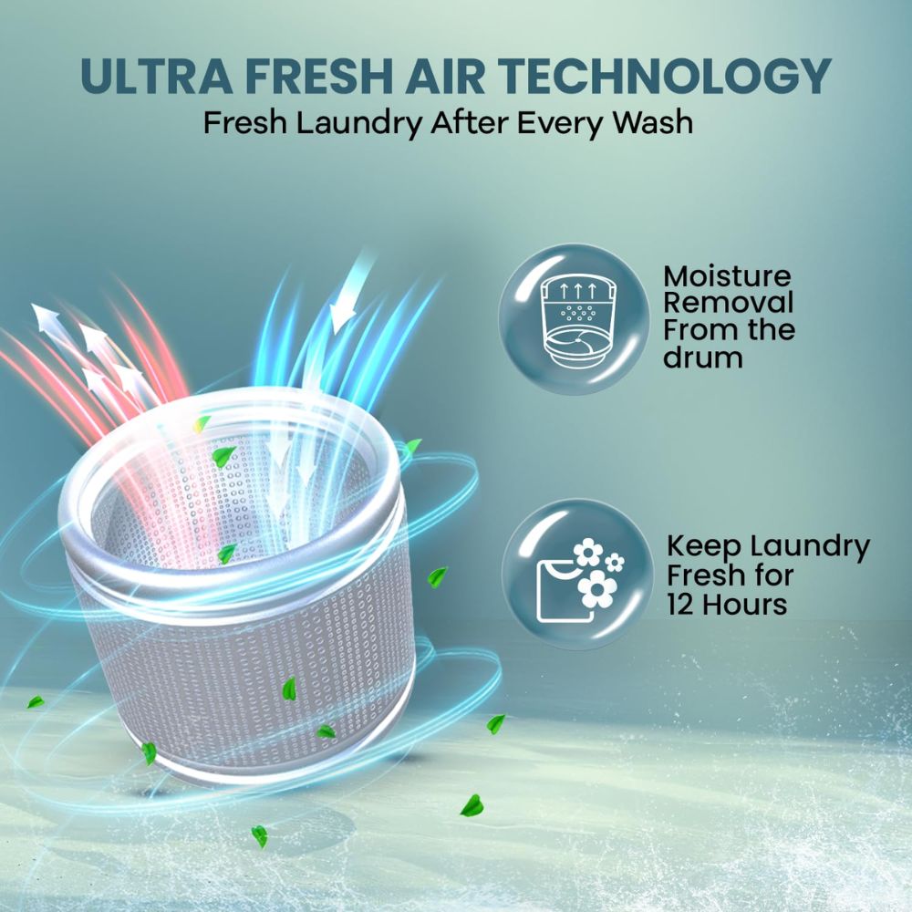 Haier 7 Kg 5 Star Fully-Automatic Top Load Washing machine (HWM70-306ES5, Black)