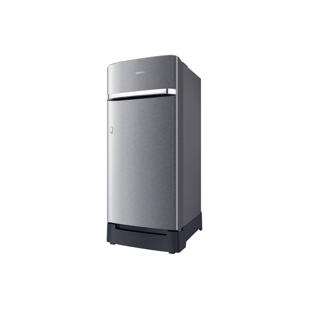 Samsung 189 Ltrs, 5 Star Digital Inverter, Direct Cool Single Door Refrigerator (RR21H2H25S8, Silver, Elegant Inox)