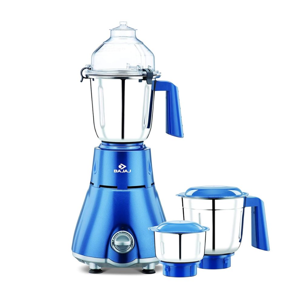 Bajaj 750 Watts 3 Jars Mixer Grinder (MG BERYL Persian,Blue)