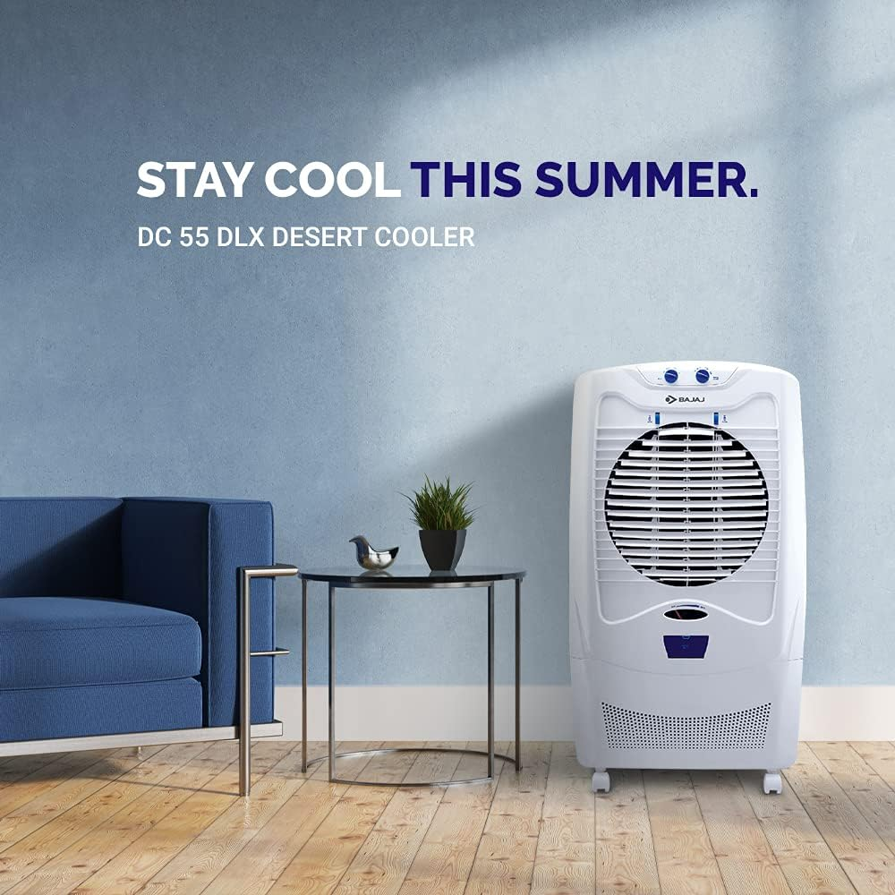 Bajaj 55 Ltrs Portable Desert Home Air Cooler (DC55 DLX New)