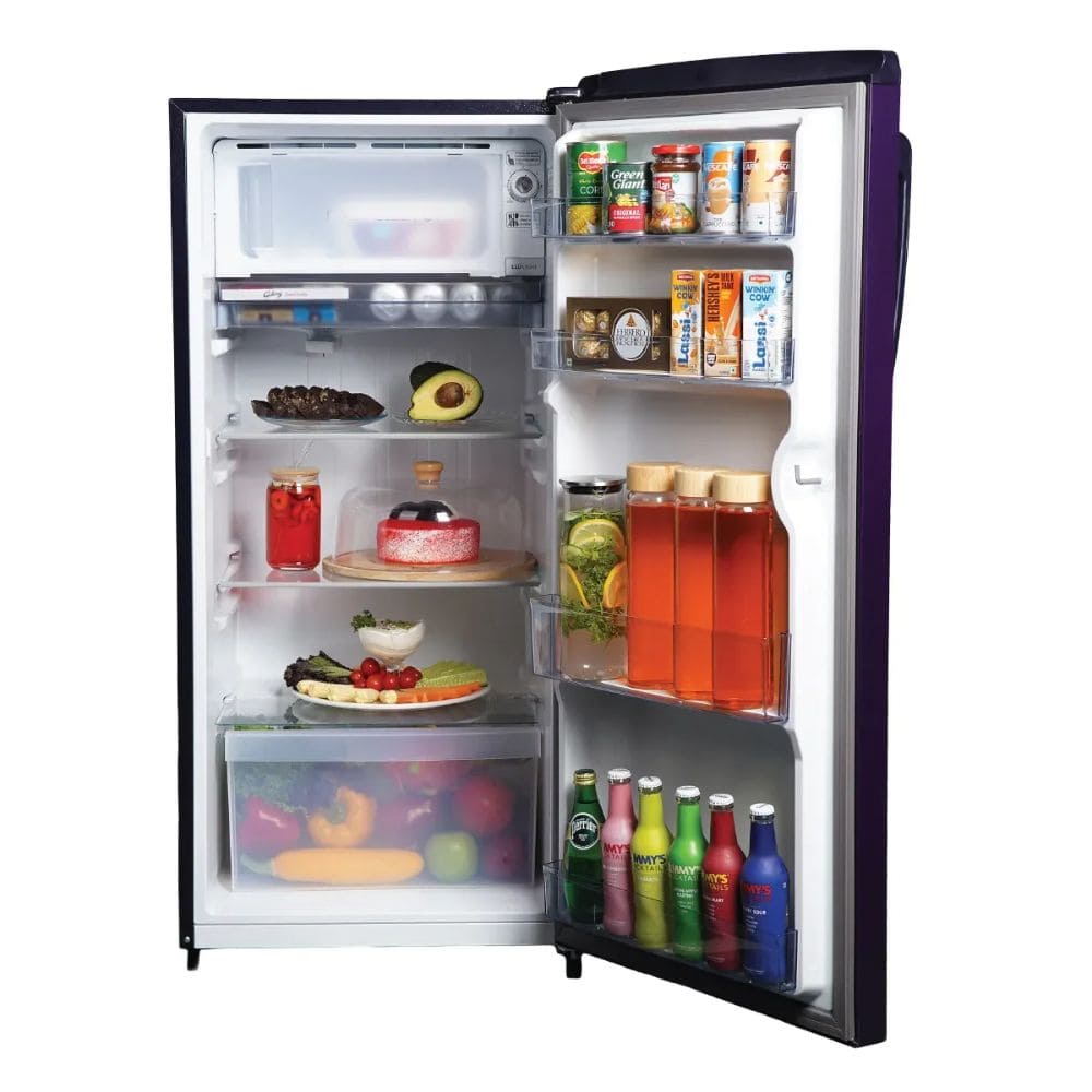 Haier 185 Ltrs, 1 Star Direct Cool Single Door Refrigerator (HRD 2061SPAA N, Purple Anemone)