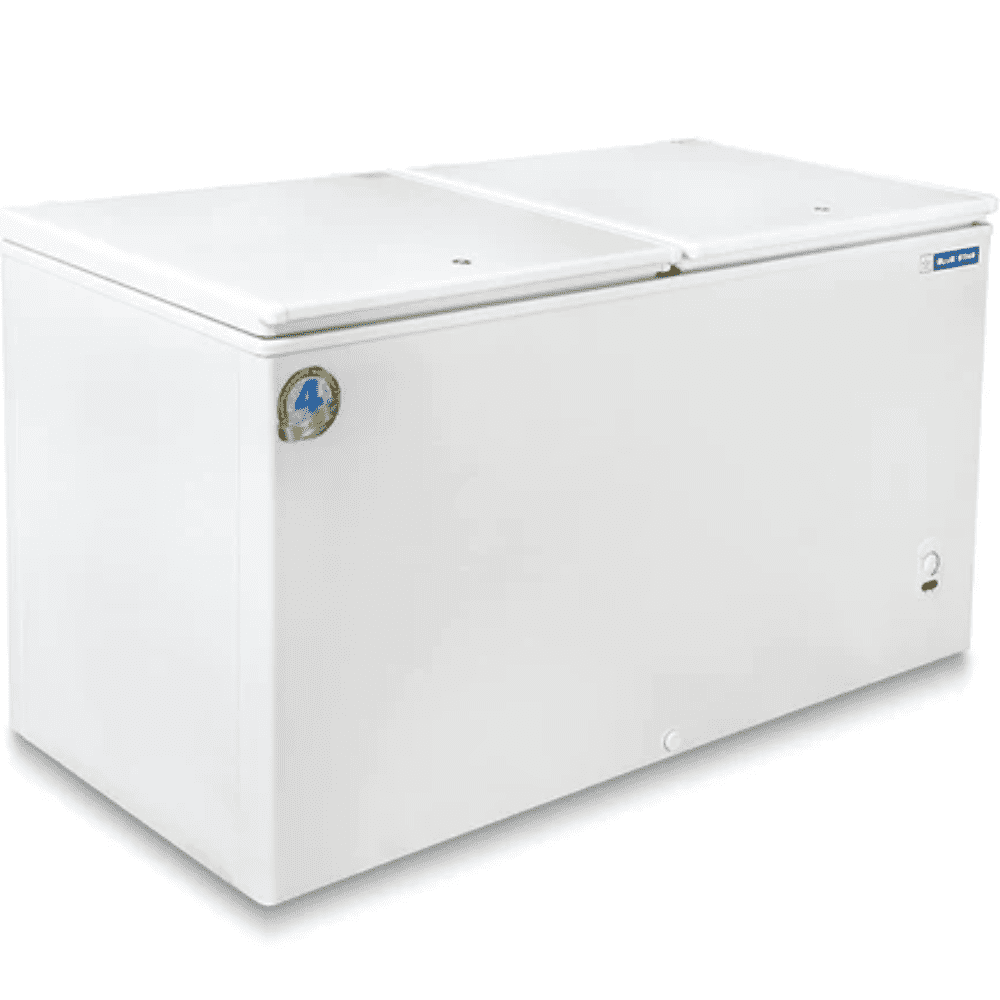 Blue Star CF3-300MEW, 284 Ltrs Double Door Convertible Deep Freezer, White
