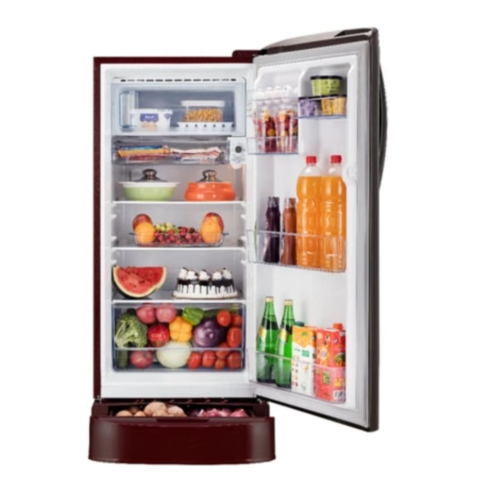 LG 201 Ltrs, 5 Star Direct Cool Single Door Refrigerator (GLD2156ZHSL)