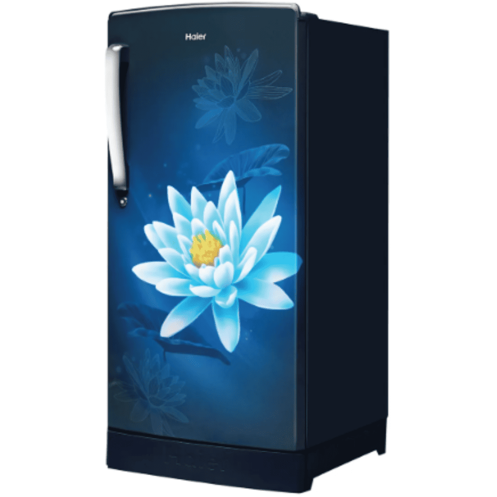 Haier 174 Ltrs 2 Star, Inverter Direct Cool Single Door Refrigerator (HRD-1962pbl-n, Multi colour)