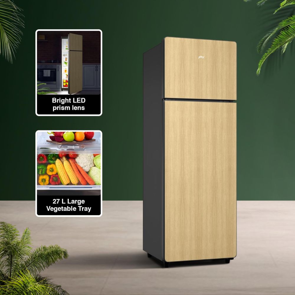 Godrej 272L 2 Star Inverter Frost Free Double Door Fridge(RT