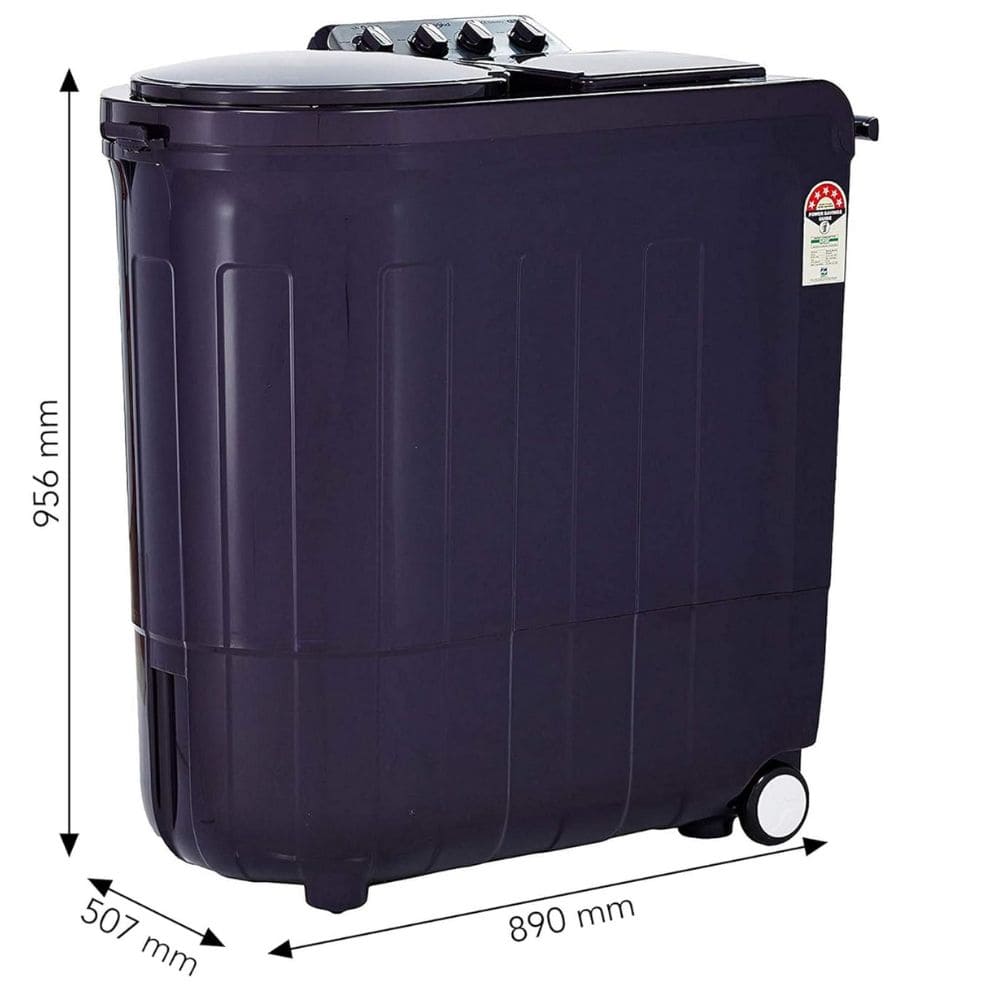 Whirlpool 8.5 Kg 5 Star Semi-Automatic Top Load Washing machine (ACE 8.5 TRB DRY DAZZLE 10Y, Purple)