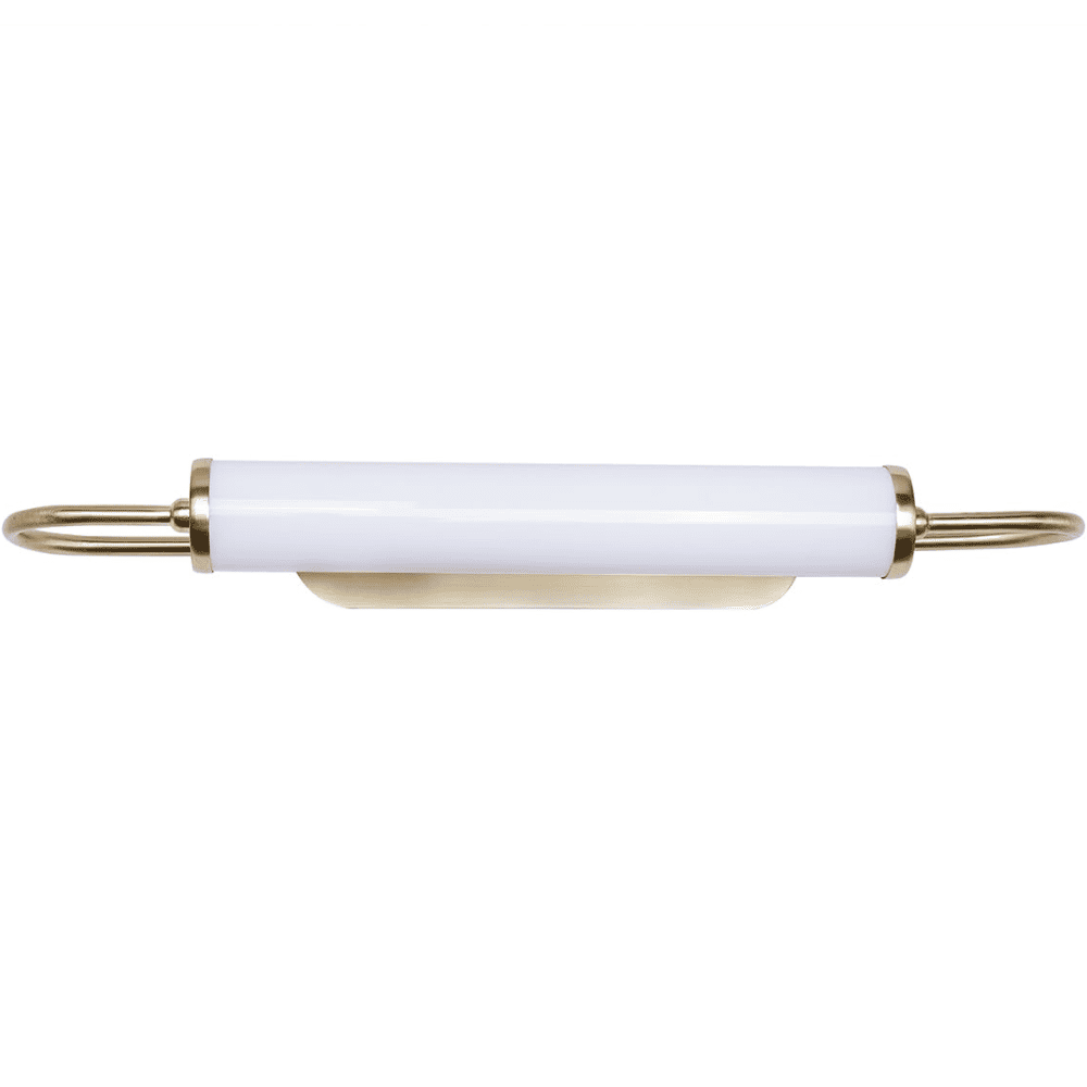 Wall Light Brass Antique LED Sconce with Acrylic Diffuser Modern light (Fos Bar Handle, Gold)
