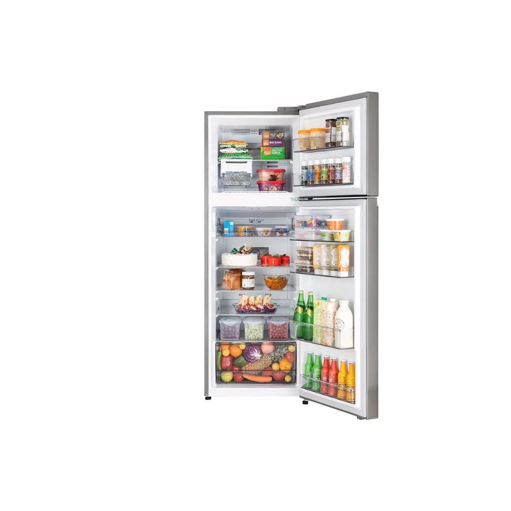 LG 343 Ltrs, 2 Star Frost Free Double Door Refrigerator (GLT3416NFDS,Dazzle Steel)