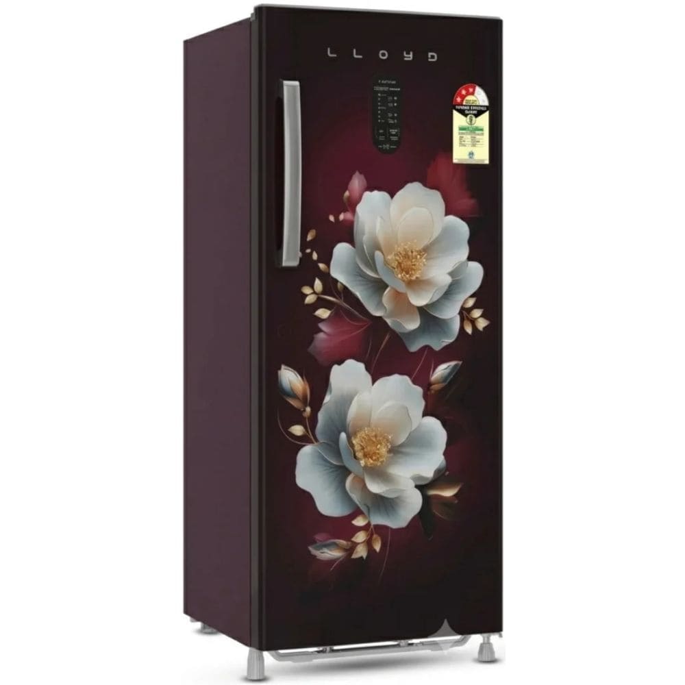 Lloyd 195 Ltrs, 3 Star Direct Cool Single Door Refrigerator (GLDG213DJWAI,Jade Wine)